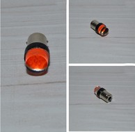 Светодиод Т25 12V  COB (силикон) красный