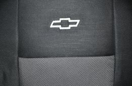 Чехлы Premium Chevrolet Lacetti седан (c 2004г) черно-серые Pokrov Cover