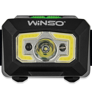 Фонарь налобный WINSO 750300 200Lm, 3W XPE+ COB, 1200mAh, Sensor White/Red Фонарь налобный WINSO 750300 200Lm, 3W XPE+ COB, 1200mAh, Sensor White/Red