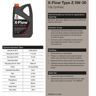 Моторное масло Comma X-FLOW TYPE Z 5W30 1л