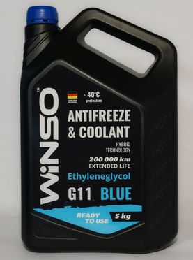 Охолоджуюча рідина Winso G11 синій 880970 5л (-40)