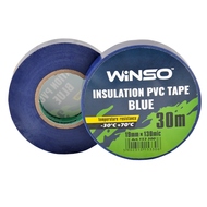 Изолента PVC 30м Winso синяя 19мм 130мк (упаковка 10шт) 153300