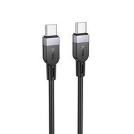 Кабель Hoco X109 Energy 60W silicone charging data cable Type-C to Type-C (L-3M) Black