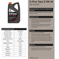 Моторное масло Comma X-FLOW TYPE Z 5W30 5л