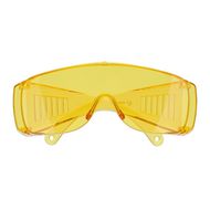 Очки защитные желтые, материал линз поликарбонат, материал скобок поликарбонат, защита от удара, оп