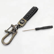 Брелок для ключей плетеный с карабином Audi 3925