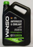 Охлаждающая жидкость Winso G11+ (-40) зеленый 880950 5л 
