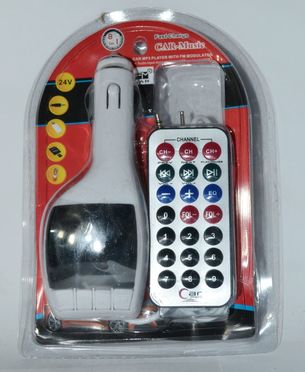Модулятор 8 в 1 червоний блістер (mini USB, Nokia, AUX)