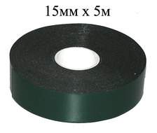 Скотч двухсторонний Saca зеленый 15мм 5м (101715,1759)