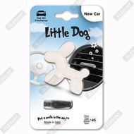 Ароматизатор на деффлектор Little Dog New Car (white)  ED0202