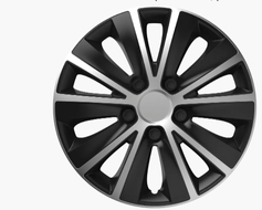 Колпаки на колеса Elegant R16 Rapid silver&black