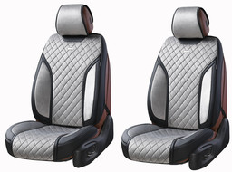 Накидки на сидения Torino 3D серые Elegant EL 700 223 (перед)