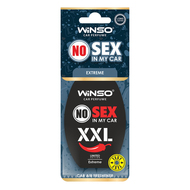 Ароматизатор сухая карточка Winso NO Sex in My Car Extreme 535850