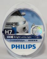 Галогеновая автолампа Philips PX26d H7 12V 55W White Vision +60% (4300K) 12972CVSM к-кт2шт.