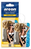 Ароматизатор сухая карточка Areon Sexy Fresh Vanilla Black 