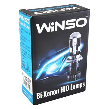 Биксенонова автолампа Winso P43t-38 H4 35W (5000 k) 85V KET 714500 