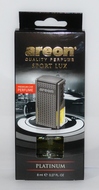 Ароматизатор на обдув Areon Car Sport Lux 8ml  Platinum платина AC03 (коробка)