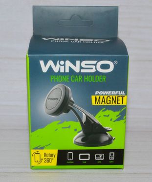 Автомобільний тримач для телефону Winso 201250 на магніті (силіконова присоска)