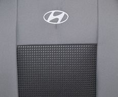 Чехлы Premium Hyundai I-30 ( 2007г>) серо-черные  Pokrov Cover