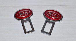Заглушка для ремня безопасности KIA red (2шт)