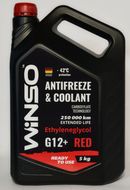 Охлаждающая жидкость Winso G12+ (-42) красный 880910 5л 