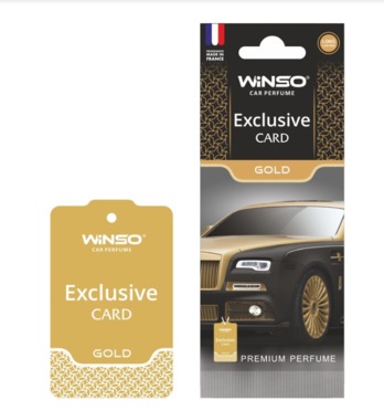 Ароматизатор суха картка Winso Exclusive Gold 533130