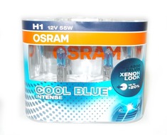 Галогеновая автолампа Osram P14,5s H1 12V 55W Cool Blue Intense 4200K 64150CBI Box