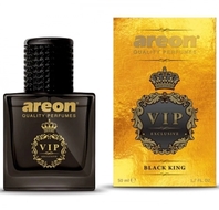 Ароматизатор сухая карточка + Спрей Areon Car Perfume VIP Black King 50ml VIPP02