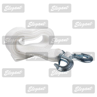 Трос буксировочный 5 т 5 м Elegant Maxi 50 мм крюк (белый) 101 820