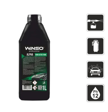 Winso Alpha Nano Active Foam 1л Активна піна для б/у мийки (концетрат 1:12 - 1:6 для пінокомлекту)