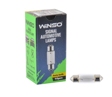 Автолампа розжарювання Winso SV8.5 T11 37mm 24V C5W mini 725180 (10шт)