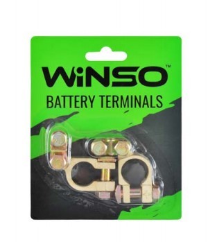 Клеми акумуляторні Winso цинк,мідне покриття 90гр (2шт.) 146300