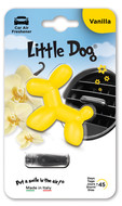 Ароматизатор на деффлектор Little Dog Vanilla (yellow) ED0101 