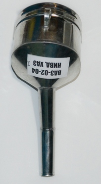 Лійка металева бензин (носик товстий кривий) УАЗ, ВАЗ-02,04, Нива
