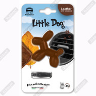 Ароматизатор на деффлектор Little Dog Leather (brown) ED0505