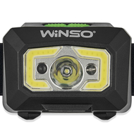 Фонарь налобный WINSO 750320 280Lm, 3W XPE+ COB, 1200mAh, Sensor White/Red Фонарь налобный WINSO 750320 280Lm, 3W XPE+ COB, 1200mAh, Sensor White/Red