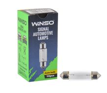 Автолампа накаливания Winso SV8.5 T11 41mm 24V C10W mini 725220 (10шт)