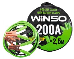 Провода для прикуривания (пусковые) 200 А 2,5м Winso (сумка) 138210