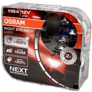 Лампа Osram P22d HB4 12V 51W Night Breaker Laser +150% 9006 NLHCB DUOBOX к-кт2шт.