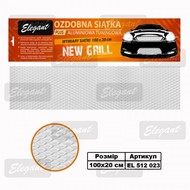 Решетка декоративная 100x20 черная №3 Elegant EL 511023