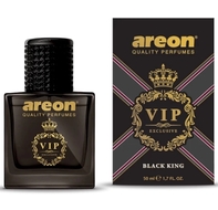 Ароматизатор сухая карточка + Спрей Areon Car Perfume VIP Black King 50ml (черный)