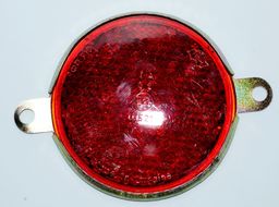 Катафот круглый металлический (красный)