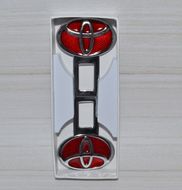 Заглушка для ремня безопасности Toyota red (2шт)