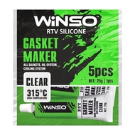 Winso Герметик высокотемпературный 100% силикон (прозрачный) 25g 310410