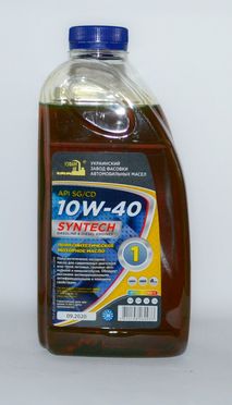 Олія моторна Avtoll 10W40 SG/CD Synthetic 1л (ПЕТ)