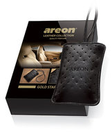 Ароматизатор мешочек кожаный Leather Collection Areon Gold Star Золото ALC01