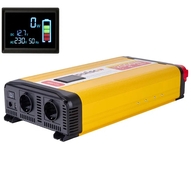 Преобразователь напряжения Pulso ISU-2000 12V-220V 2000W LCD 1USB 2-Розетки (прав. синусоид)
