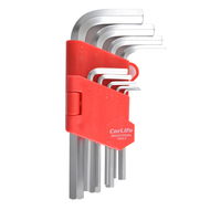 Набор ключей Г-образных CarLife WR2114 CR-V, 1.5-10мм, короткие, 9шт