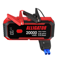 Пусковое устройство Alligator Jump Starter 800A/1600A 20000mAh со Smart-клеммами