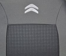 Чехлы Premium Citroen C-elysee 2013-> серо-черный Pokrov Cover